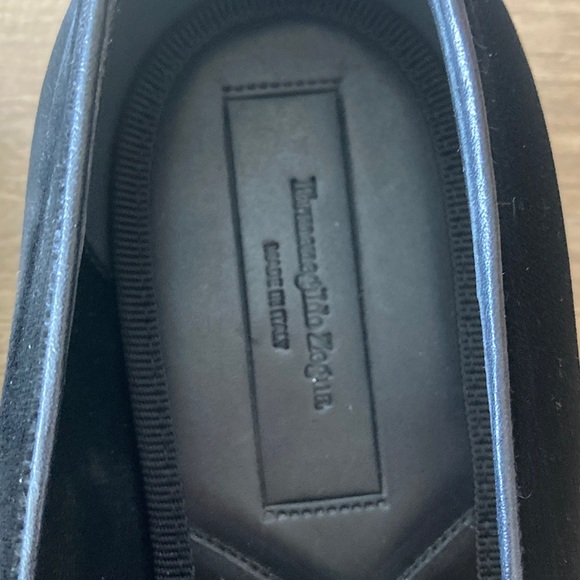 Ermenegildo Zegna Black Velvet Tassel Loafers main image 12